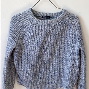 American Apparel cropper fisherman’s sweater